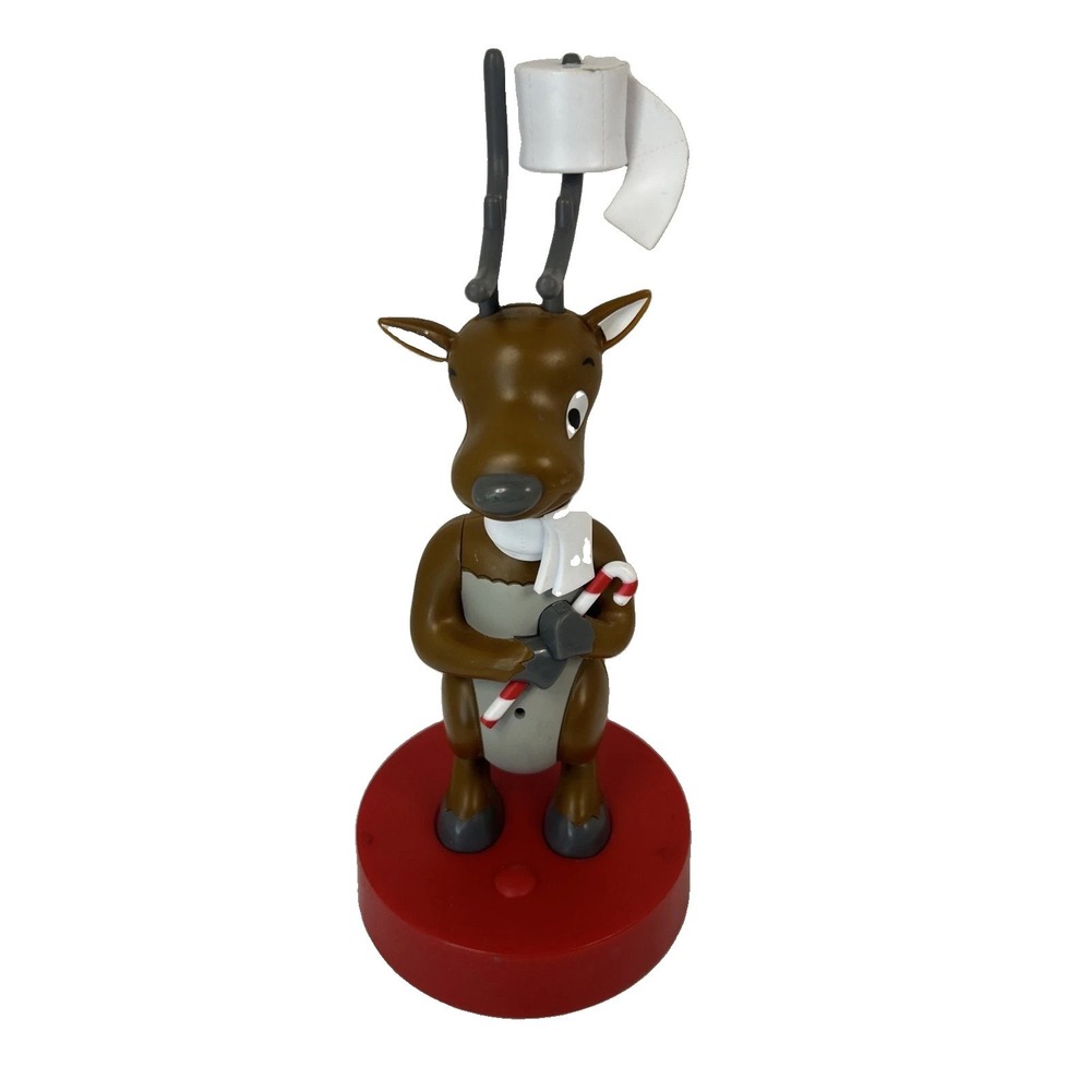 Hallmark Northpole Deer John Motion Activated Singing Talking Christmas Reindeer